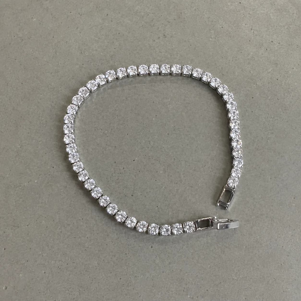 3mm tennis bracelet 19cm
